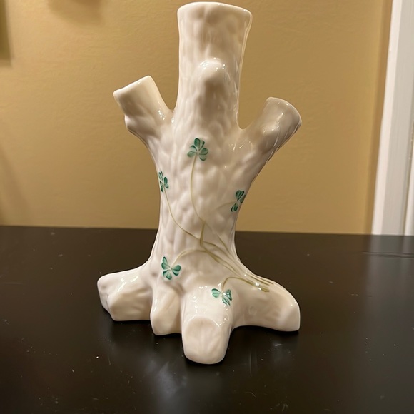 Belleek Accents Vintage Belleek Tree Stump Vase Poshmark